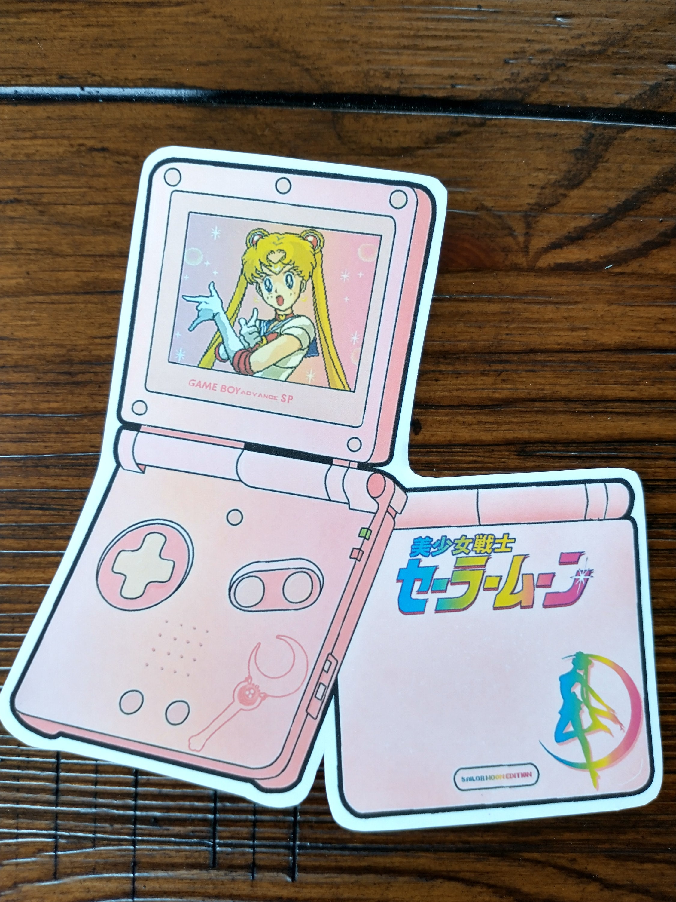 Sailor Moon Gameboy Advance SP Sticker Sailor Moon Edition Etsy