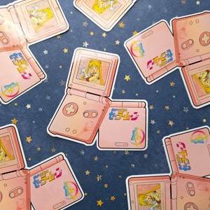 Sticker Sailor Moon Gameboy Advance SP | Sailor Moon Edition GBA-conceptsticker
