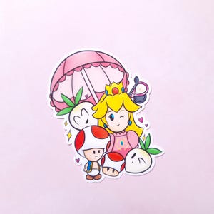 Princess Peach in Smash Sticker