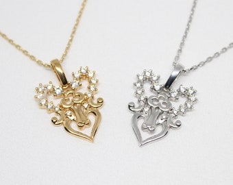 Collier signe astrologique Bélier, pendentif en argent sterling plaqué or 18 carats, breloque zircone cubique