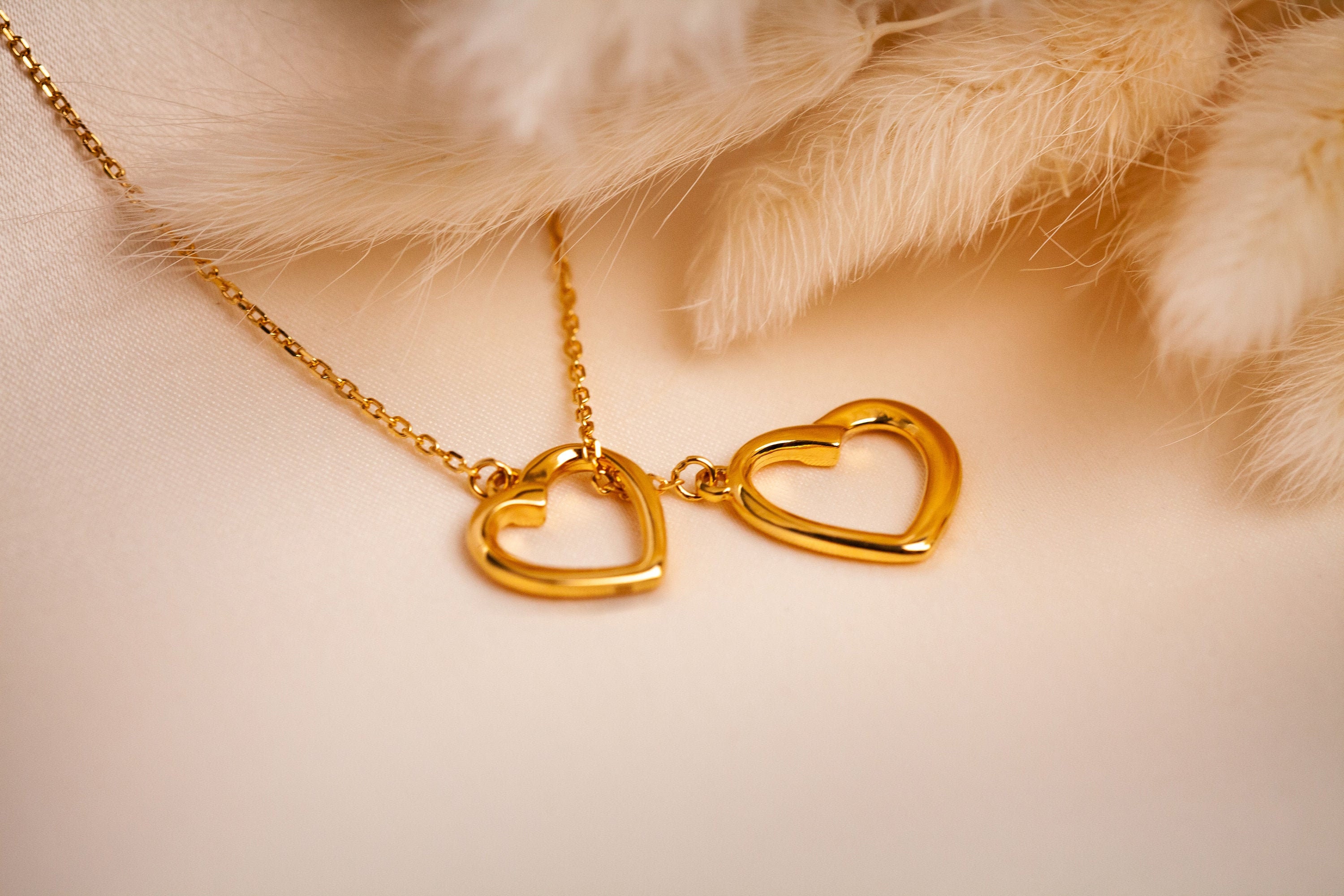 [Golden dew] 韓国☆18K Gold☆Happy heart 2 Necklace il_fullxfull.3278221519_t2hu.jpg