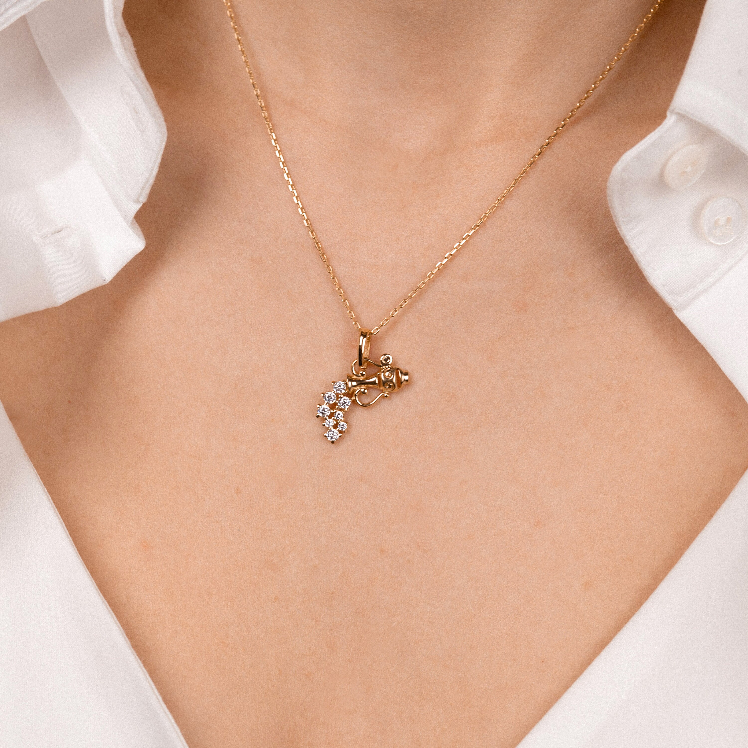 Collane Con Segno Zodiacale Acquario Gioielli Donna Zodiaco GYXCAZ0019-ACQ