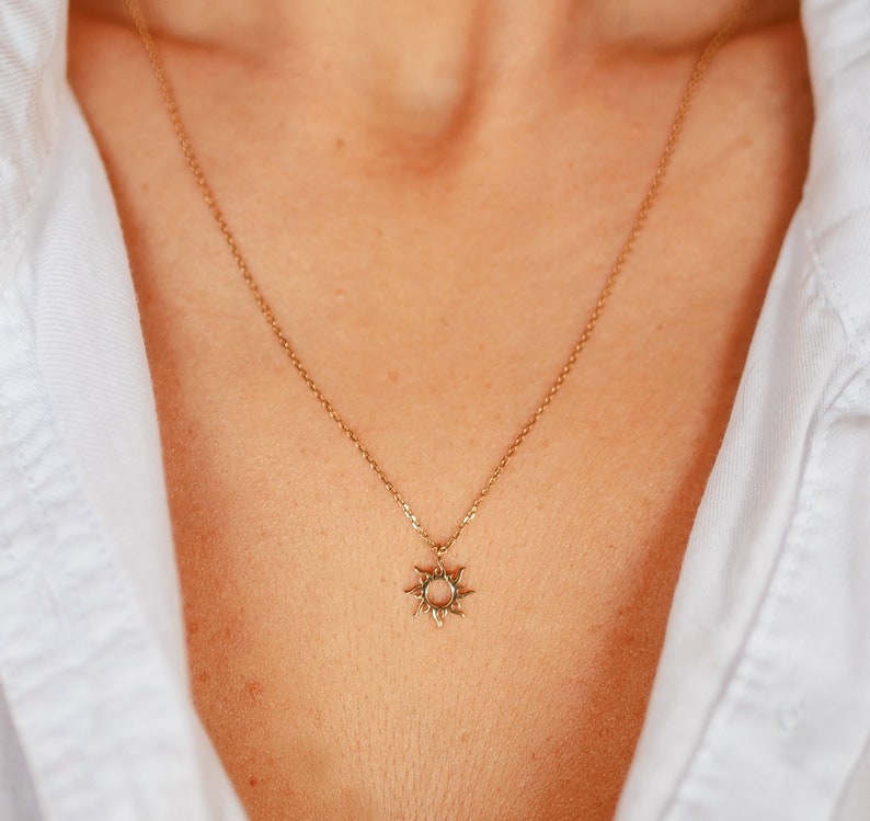 Tati Sunburst Necklace, Gold main image 0