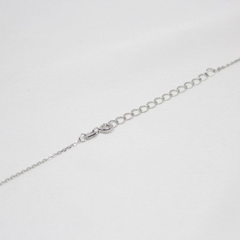 North Star Necklace Sterling Silver Starburst Necklace Star Necklace Choker North Star CZ image 8