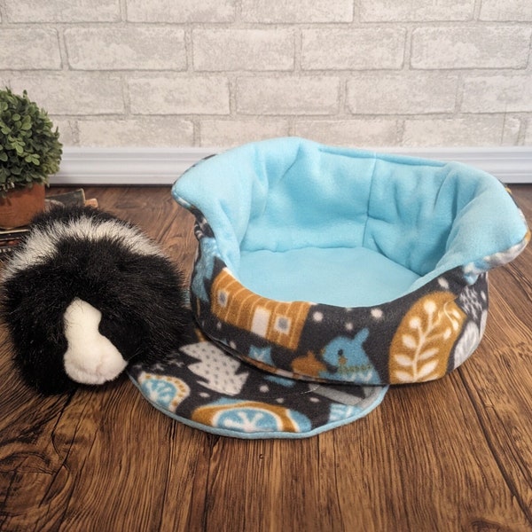 Cozy Cuddle Cup for Guinea Pig - Guinea Pig Accessories - Guinea Pig Bed Soft Bed for Small Pets
