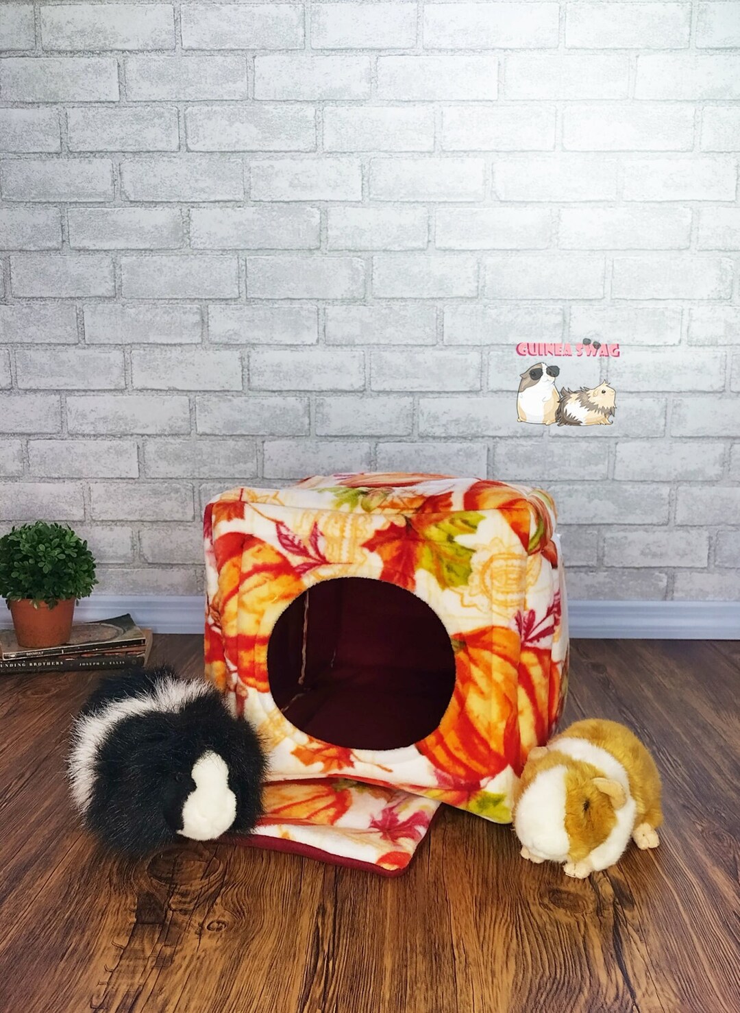 Pumpkin Patch Extra Large XL Cozy Cube Guinea Pig Etsy