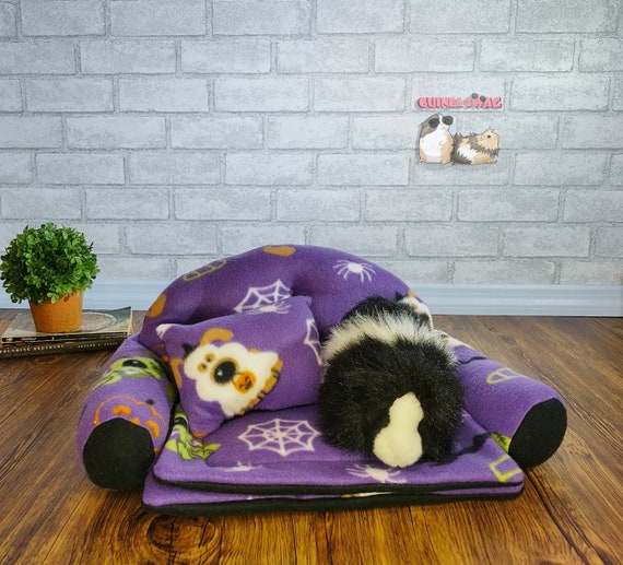 Smell My Feet Comfy Couch Personalized Gift for Pet Owner Guinea Pig Accessories  Bed for Ferret Chinchilla Hamster Iguana Lizard 