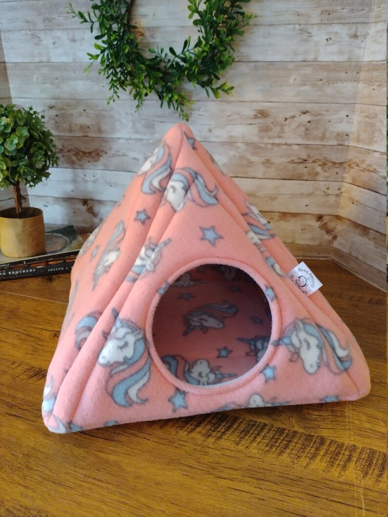 Baby Unicorn Guinea Pig Bed Small Pet Bed Hidey Hut Etsy