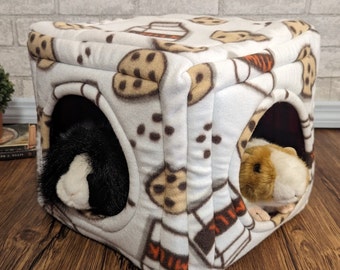 XL Guinea Pig Bed - Guinea Pig Cuddle Cube Guinea Pig Accessories Bunny Bed