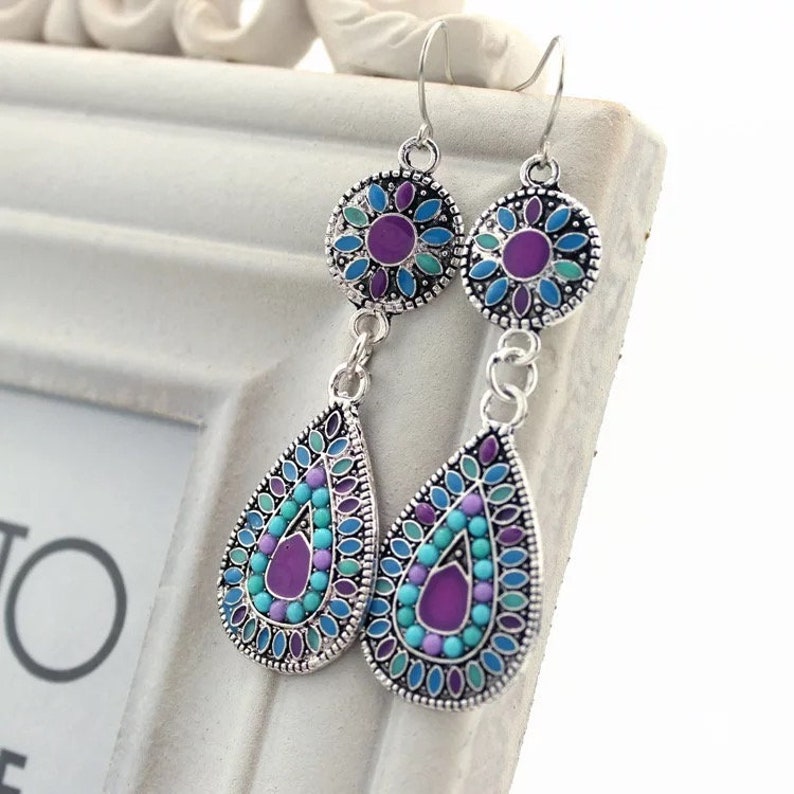 Beautiful Multi Colored Earrings
