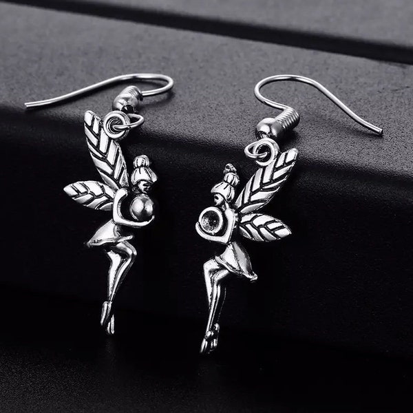 Darling Tinker Bell Fairy Dangle Earrings