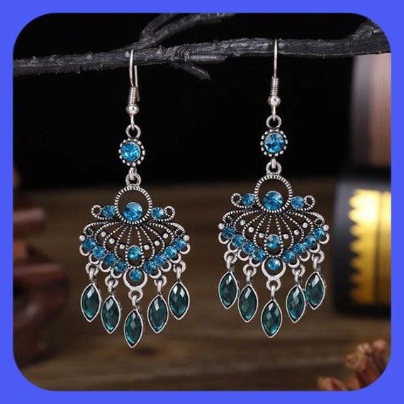 New Exquisite Beautiful Bohemian Chandelier Peacock Drop Style - Etsy