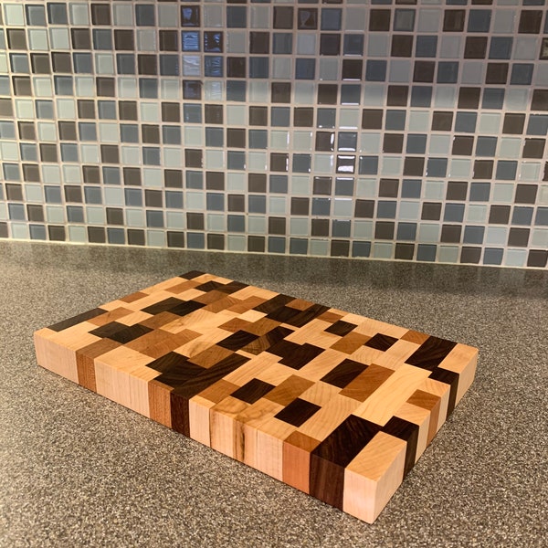 Chaos End Grain cutting/charcuterie board