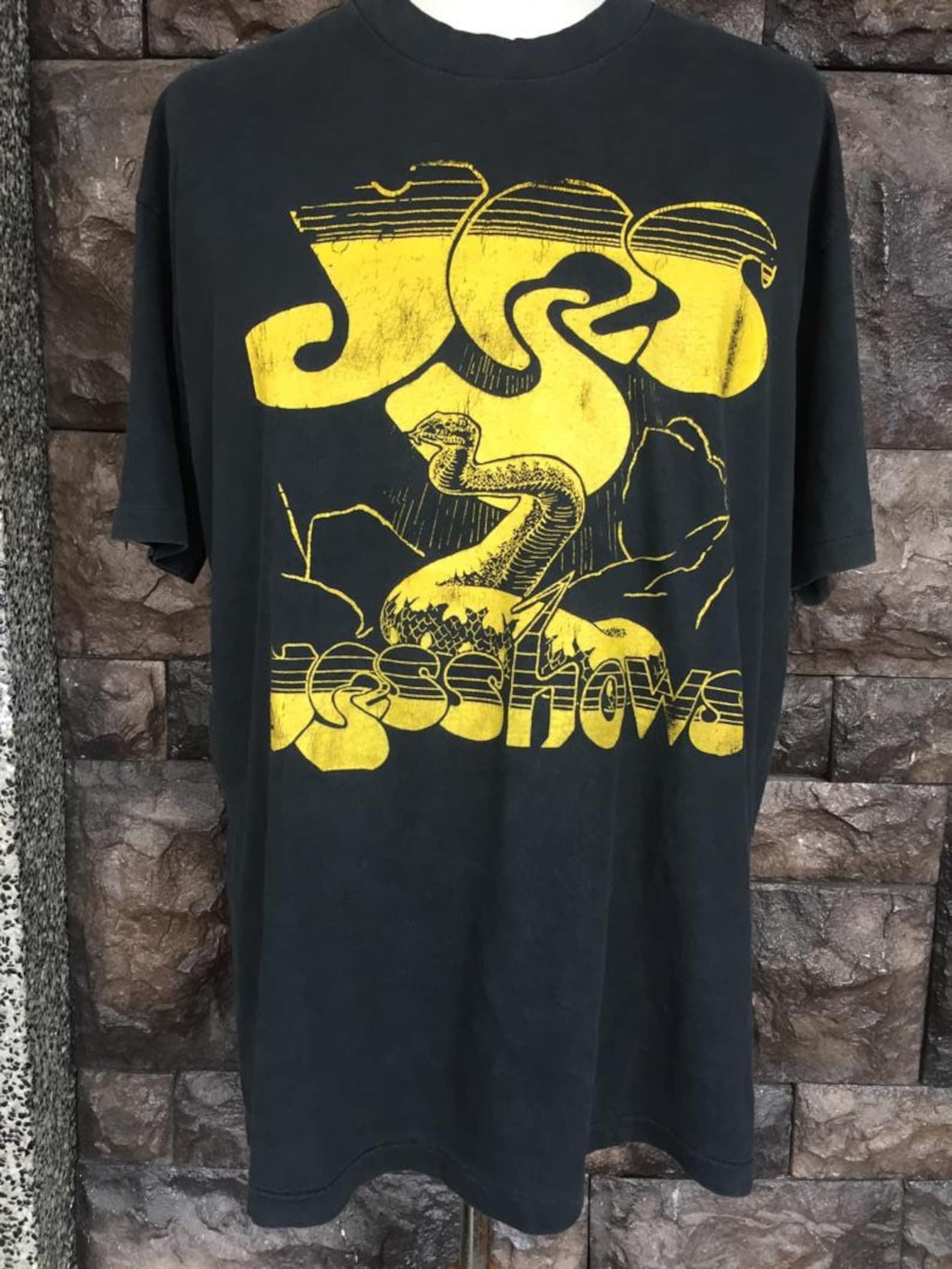 Vintage 90s YES Band Tour Tshirt Etsy Singapore