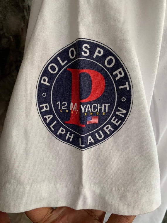 Vintage 90s Polo Sport Yacht 12 M yacht Polo Ralp… - image 5