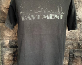 Vintage PAVEMENT indierockband-t-shirt jaren 00