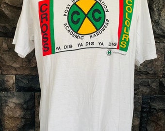 Vintage Ya Dig hiphop-T-shirt met kruiskleuren