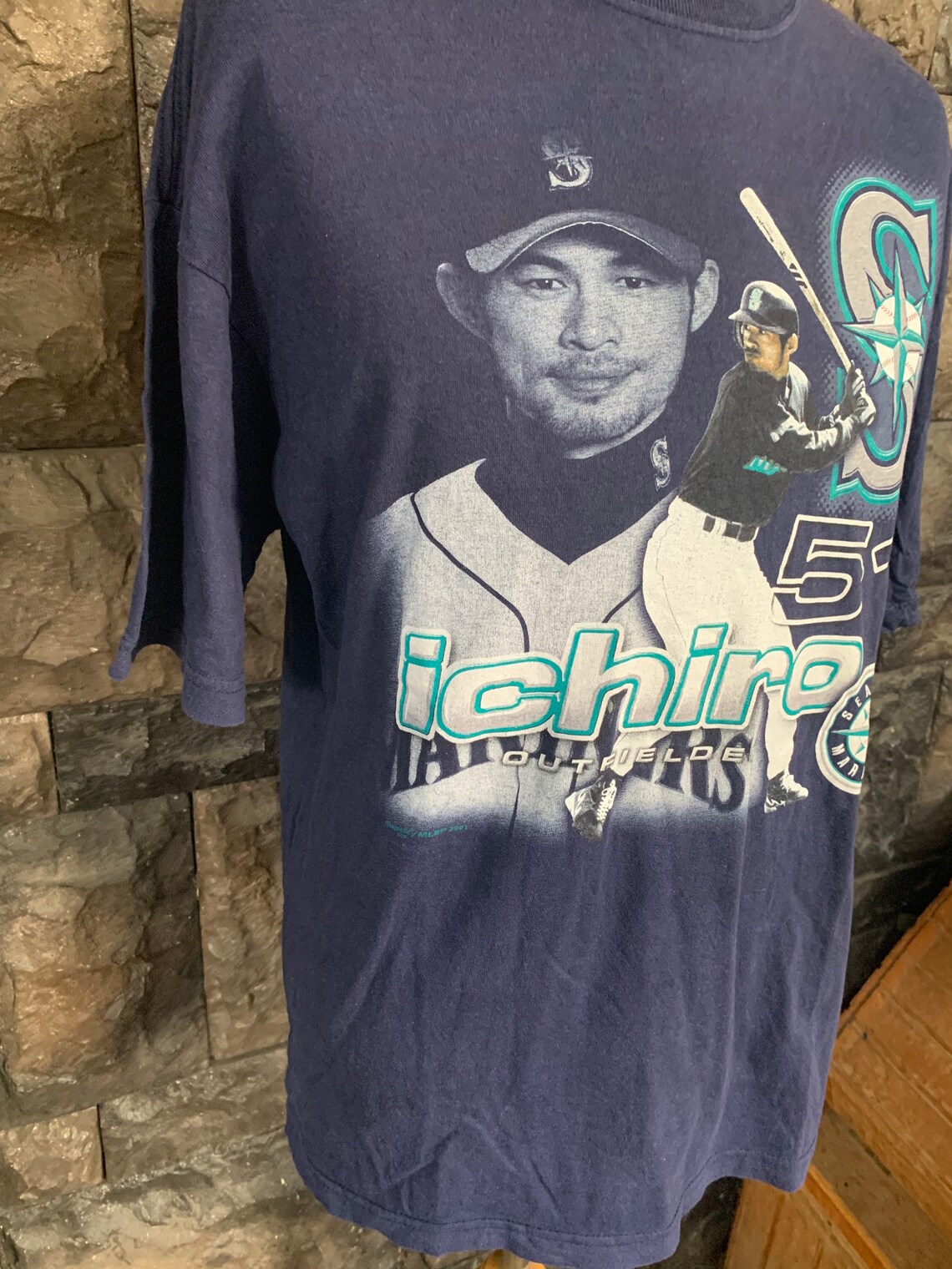 Vintage MLB Ichiro Suzuki Seattle Mariners Baseball Tshirt Etsy
