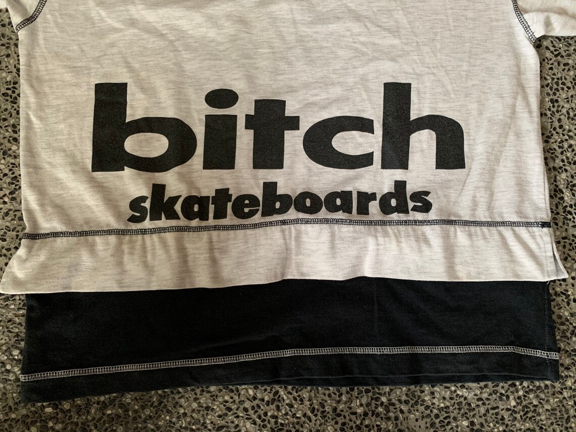 Vintage BITCH Skateboards Tshirt - Etsy