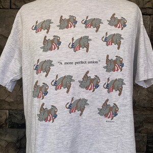 Vintage Dallas Alice T-shirt olifant en ezel