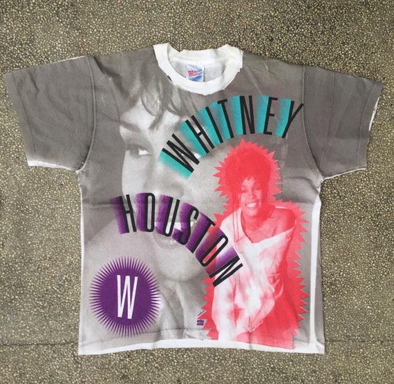 vintage whitney houston shirt