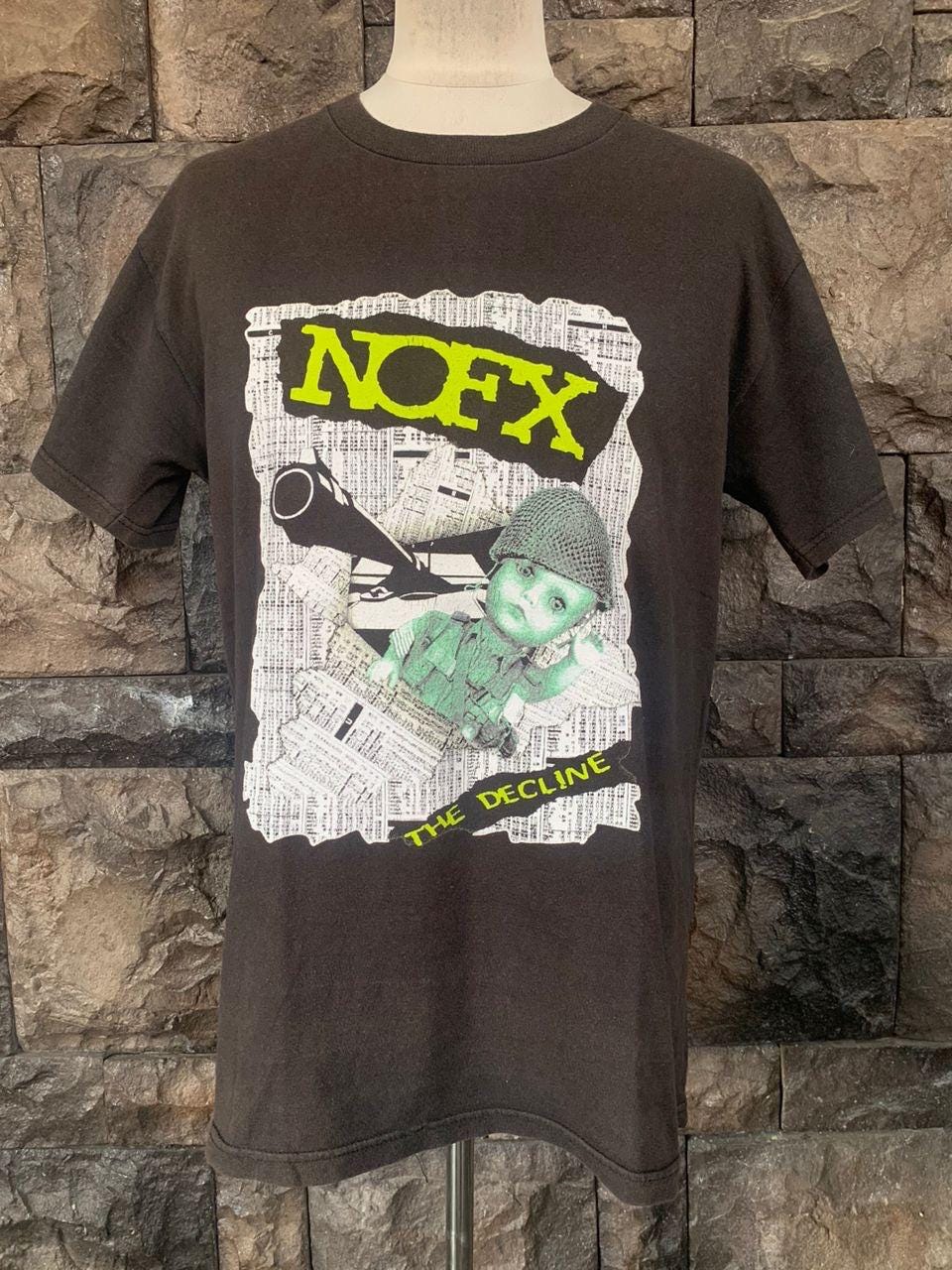 T-shirt Homme NOFX The War On Errorism – Col Rond, 100% Coton, Motif Jazz, Coupe Décontractée