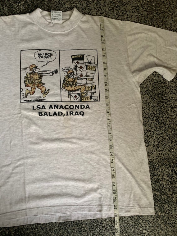 Vintage LSA Anaconda Balad IRAQ Tshirt Hard Rock Cafe Tag - Etsy