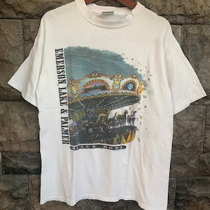 Vintage 90s Emerson, Lake & Palmer Black Moon 1992 Tour Tshirt