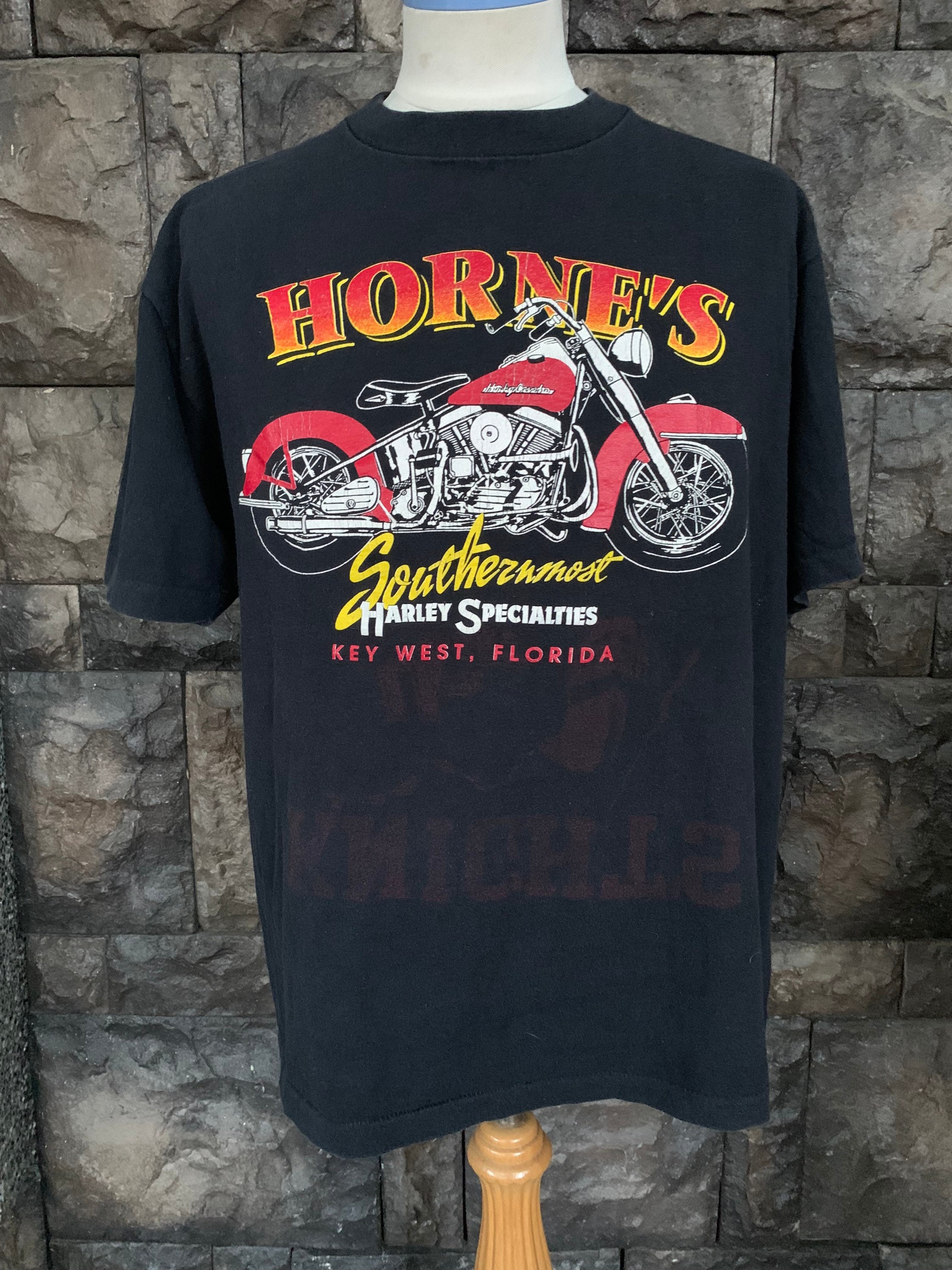 Vintage 90s Hornes Harley Davidson / Harley Specialties T