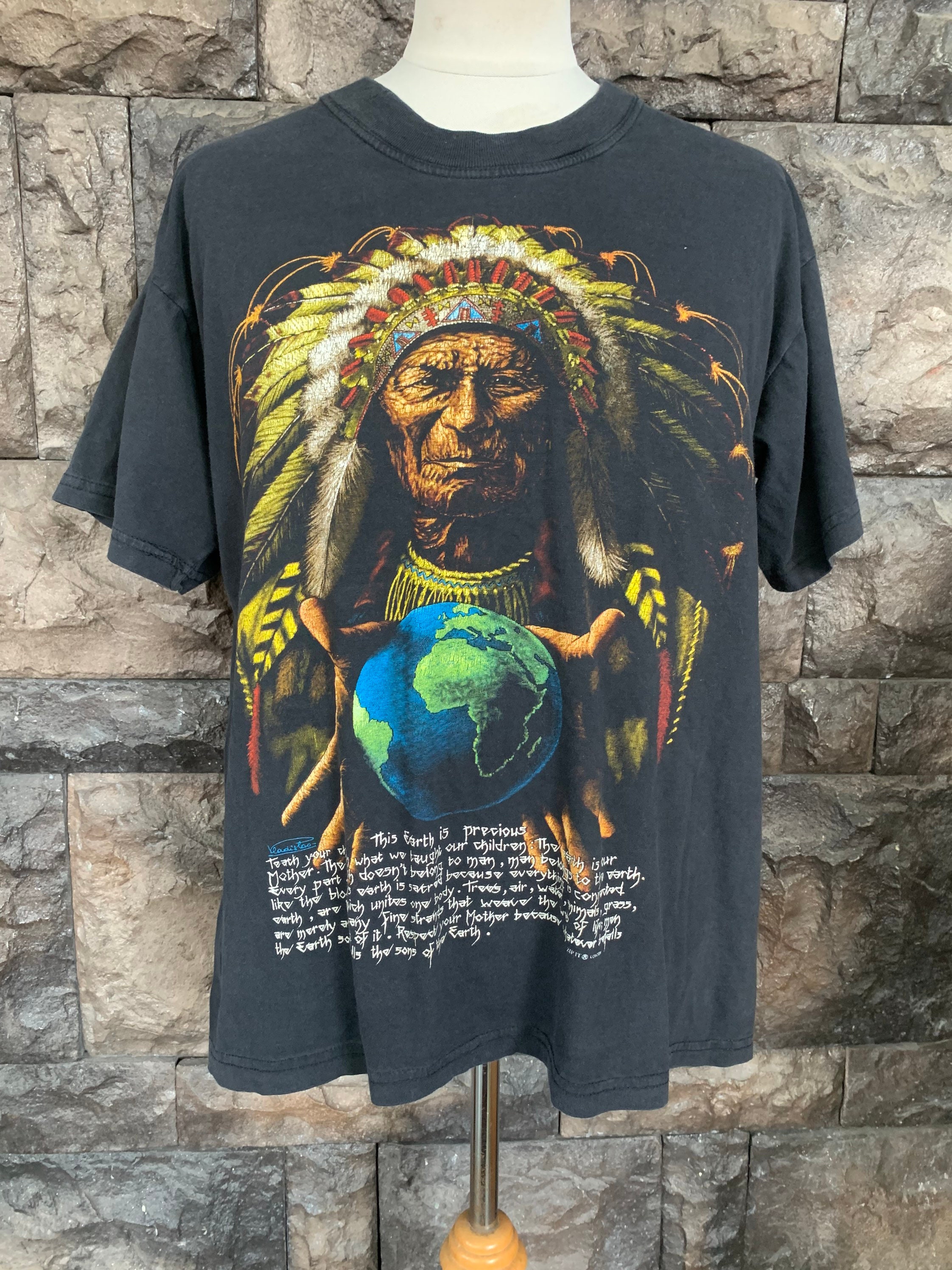 Vintage 90s Zip It London Love Earth T Shirt - Etsy UK
