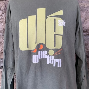 Vintage Western Edition Skateboards LongSleeve T shirt