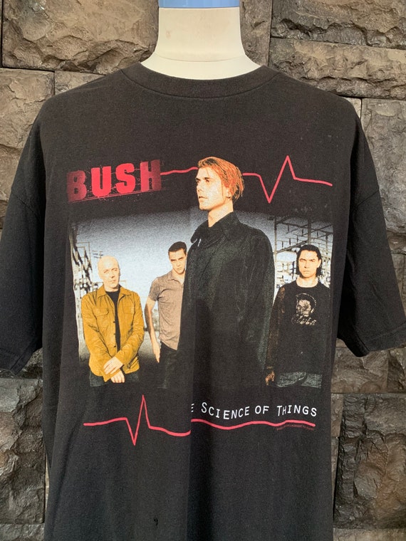 90s bush rock band tour Tシャツ Vintage 1994 Bush Sixteen Stone