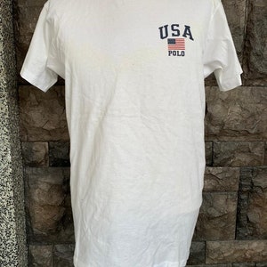 Camiseta esportiva POLO vintage dos anos 90