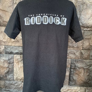 Vintage 2004 The Chronicles Of Riddick Movie Promo T shirt / Van Diesel Science Fiction Film Movie T-Shirt