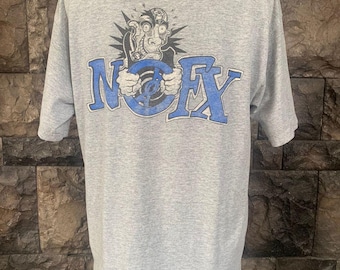 ミュージシャン NOFX Tee vintage 00s 90s PUNK ROCK FADE Vintage 2000 NOFX “The Decline” Punk Rock T-Shirt - Size L
