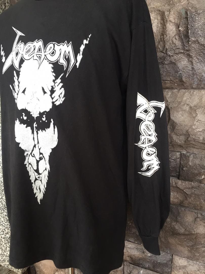 Vintage Venom Band Long Sleeve T Shirt 