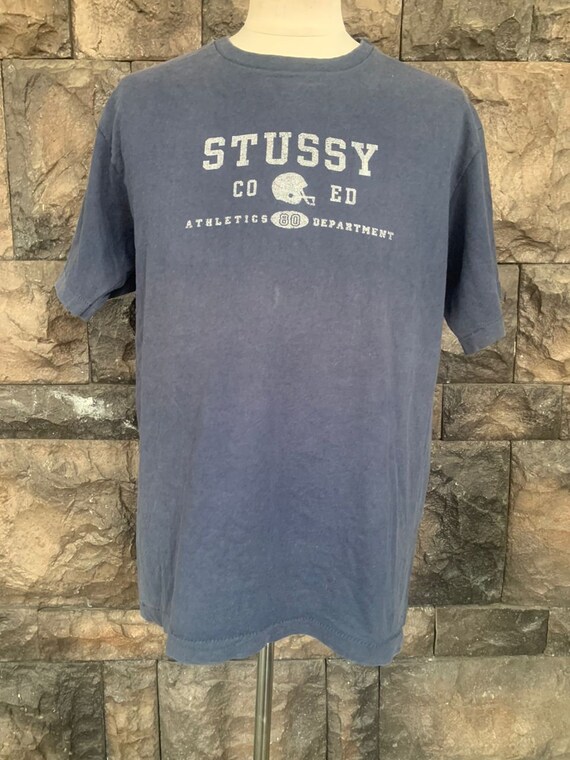 90s old stussy スーパースター スウェット 紺タグ adidas
