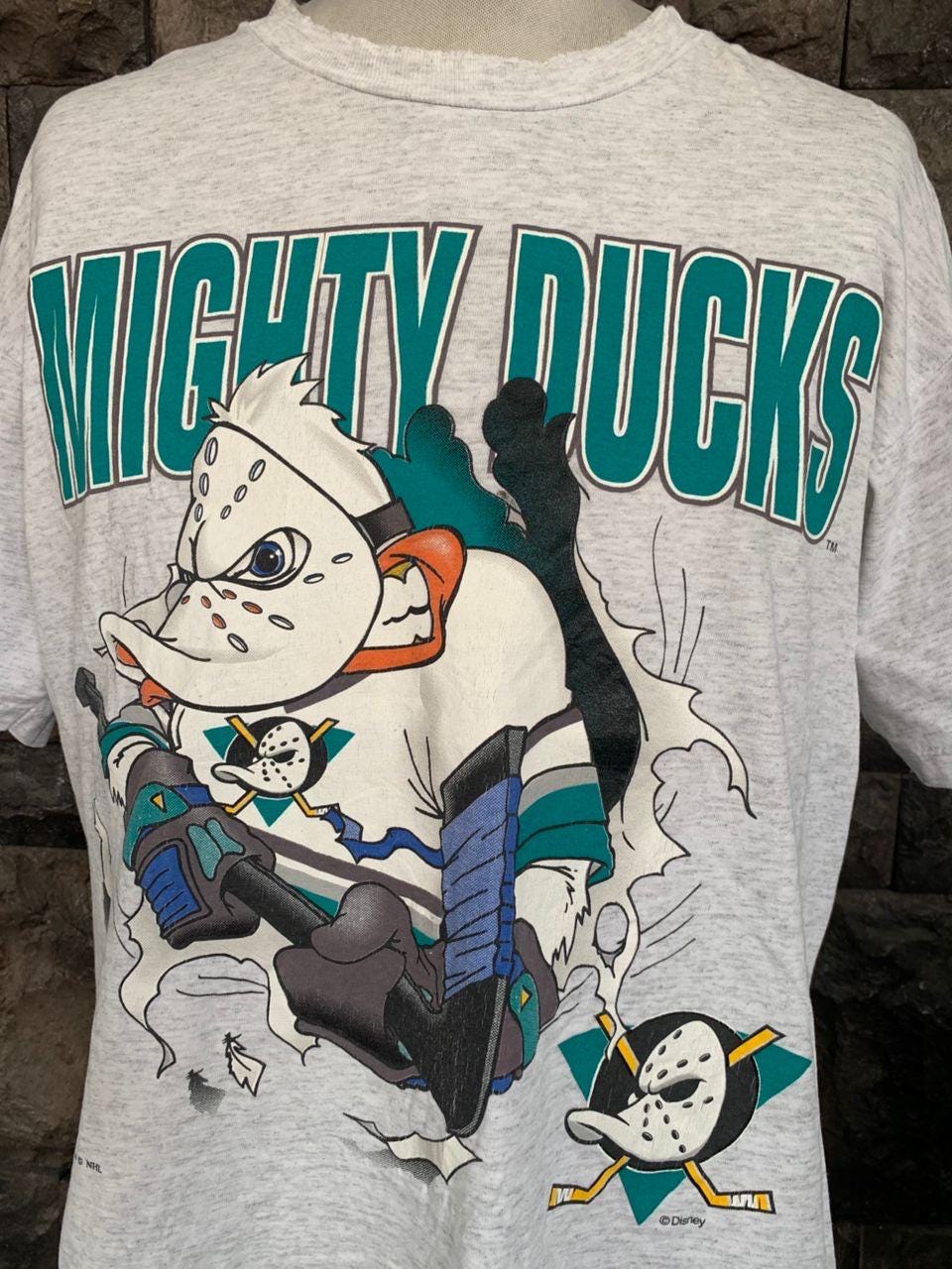 Vintage 90s Mighty Ducks NHL Team Nutmeg T Shirt - Etsy