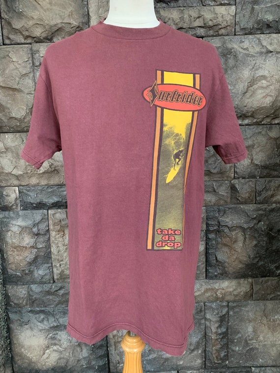Débardeur Surf Vintage Challenger Boardrider Années 90 - Taille M Jaune - Occasion
