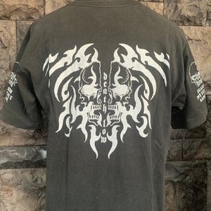 Vintage Black Angel Death Low Reason The Devils Harlot T shirt