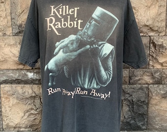 Vintage KILLER RABBIT Monty Python Movie T Shirt