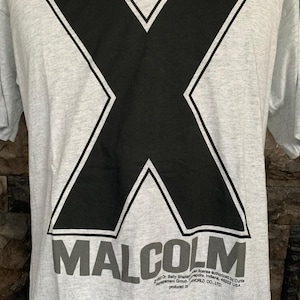 Vintage Malcom X tshirt