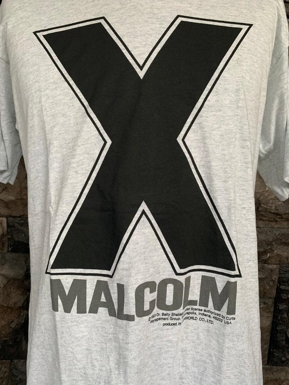 Vintage Malcom X tshirt