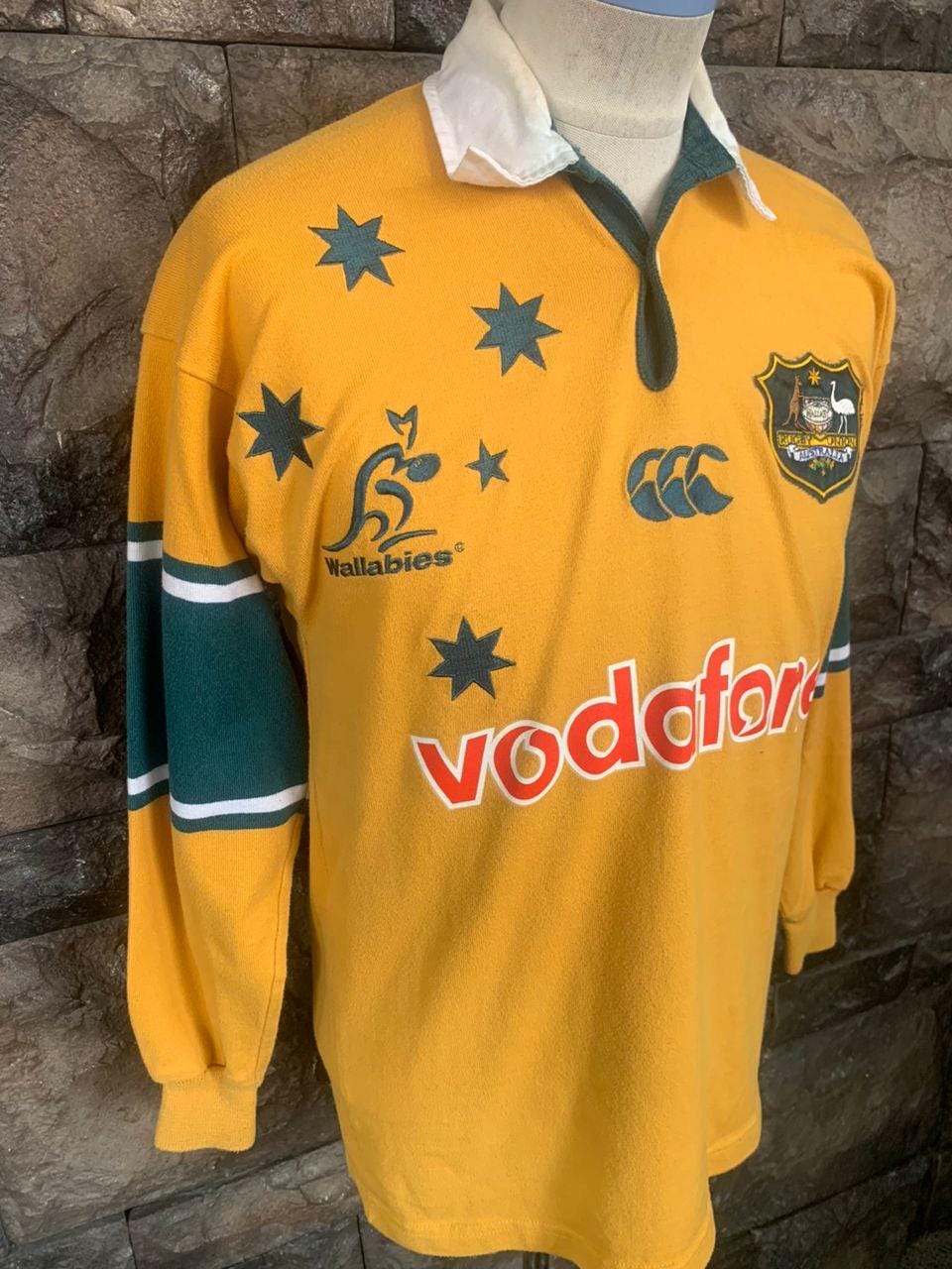 Vintage Canterbury Australia Rugby Wallabies Vodafone Shirt - Etsy