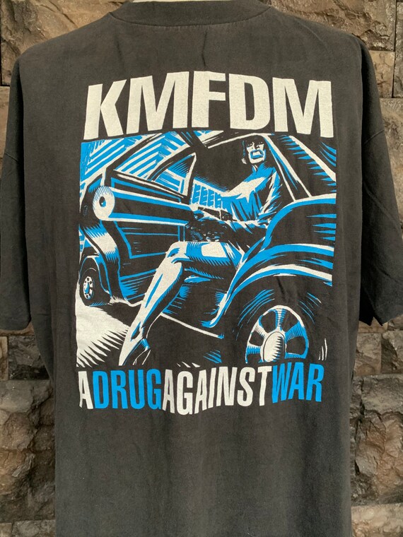 Vintage 90s KMFDM A Drug Against War / Stronger Than Never Ever