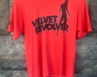 Vtg 04 VELVET REVOLVER TSHIRT // 90s Y2K Vintage Slash Stp Rock
