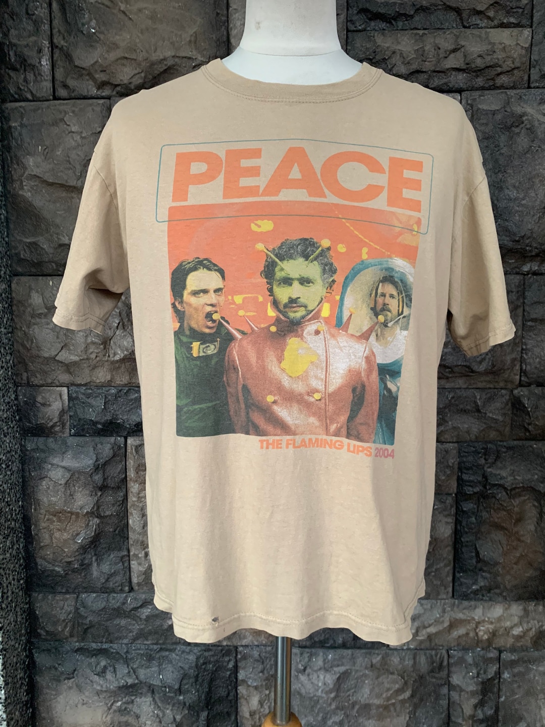 Vintage 2004 the Flaming Lips PEACE “let's Go to Mars Not Iraq