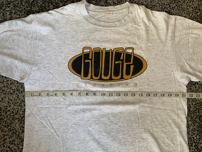 Vintage 90s Gouge Skate Surf Skatewear Tshirt