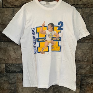 Vintage Hiroshi Hase Northernlight Japanese Pro Wrestling T Shirt