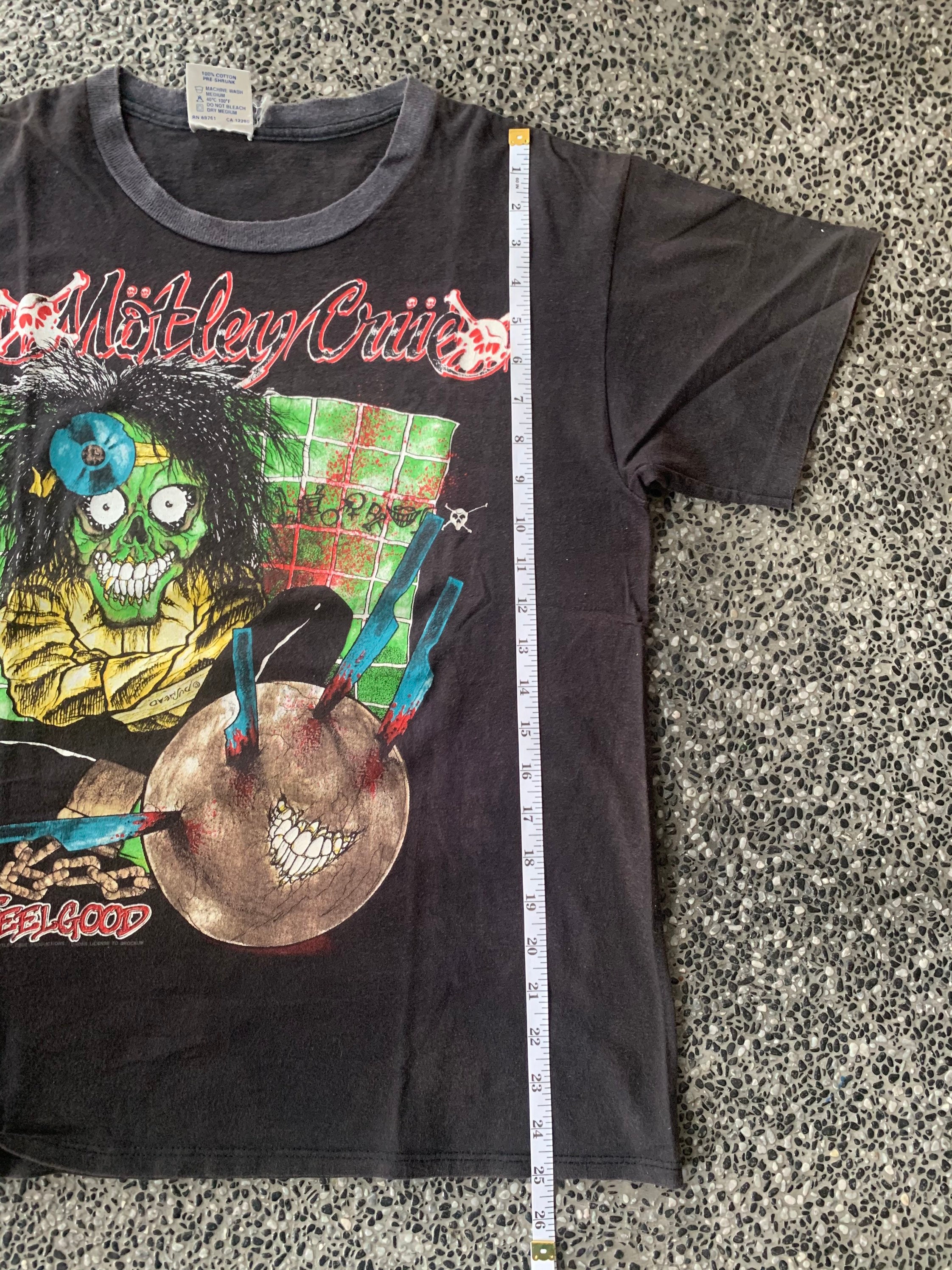 VINTAGE 80s Motley Crue Dr Feelgood Tour Band T Shirt - Etsy